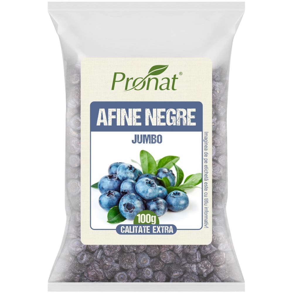 Afine negre 100 gr - Pronat Foil Pack - Nuci seminte si