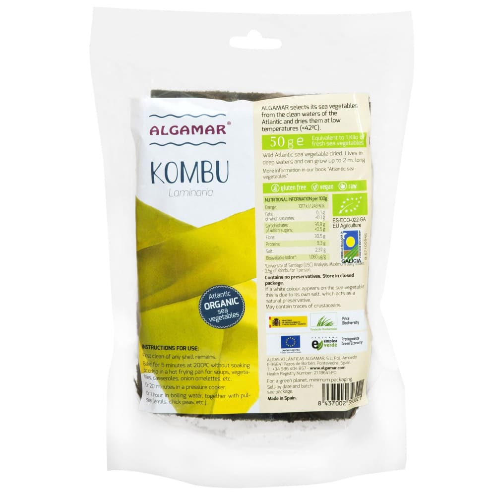 Alge Kombu eco 50g Algamar - Algamar - Altele