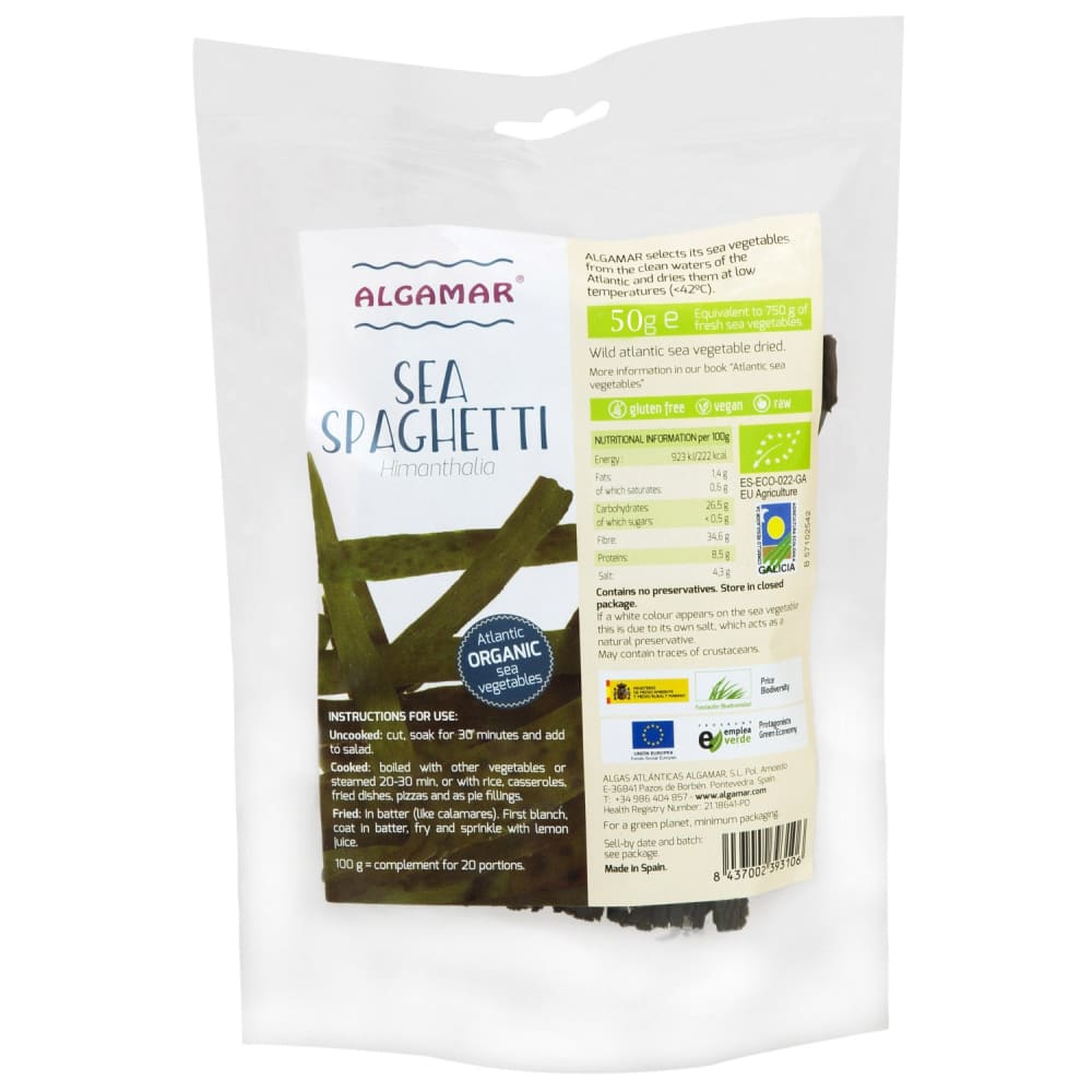 Alge Sea Spaghetti eco 50g Algamar - Algamar - Paste