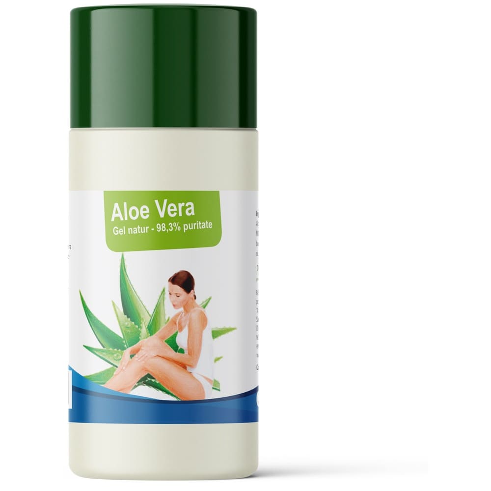 Aloe Vera gel natur pentru piele puritate 98,3% Medicura -