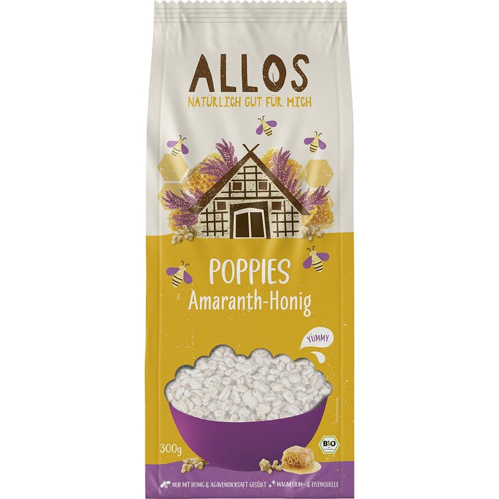 Amarant expandat cu miere 300g - Allos - Cereale musli si