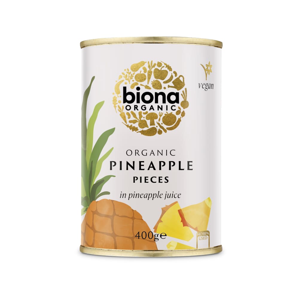 Ananas bucati in suc de ananas eco 400g Biona - Biona -