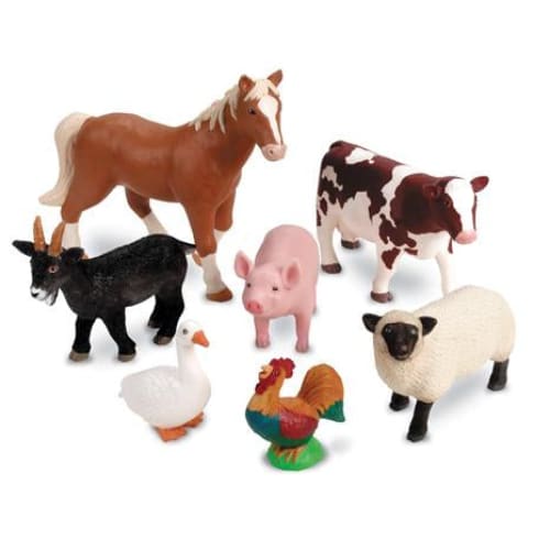 Animalele de la ferma - Set figurine mari +2 ani - Learning