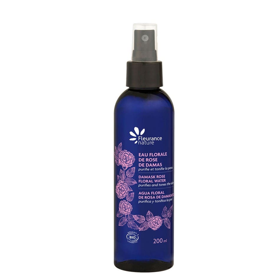 Apă florală de trandafiri de Damasc 200ml - Fleurance Nature