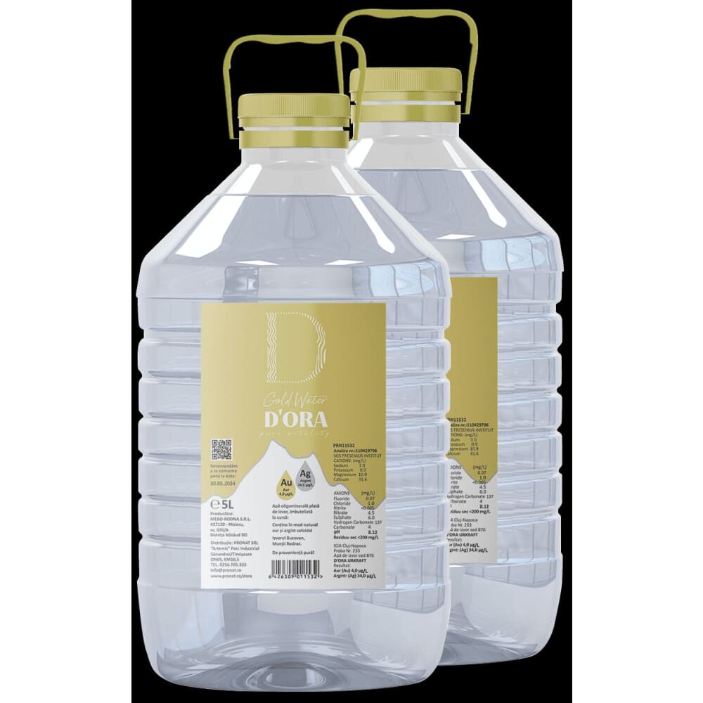 APA GOLD & SILVER WATER DORA 5 L (PET) - D’ora