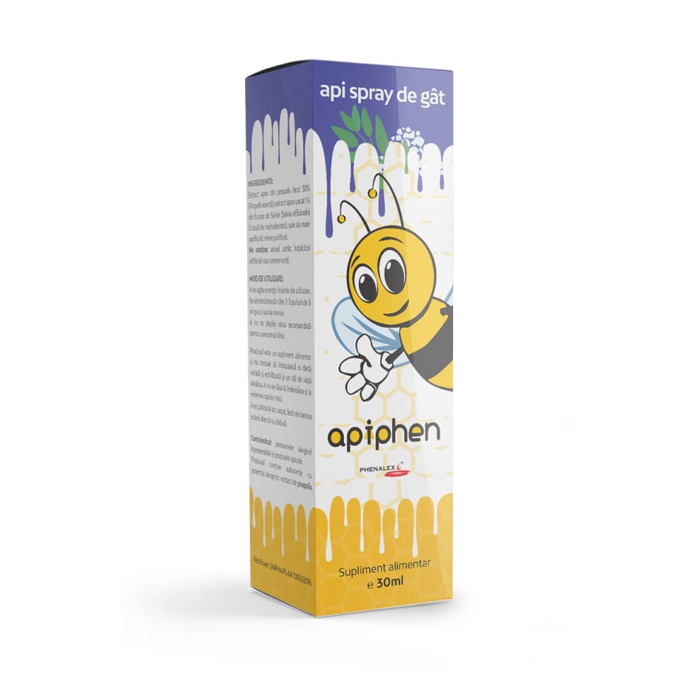 Apiphen api spray de gat 30ml Phenalex - Phenalex -