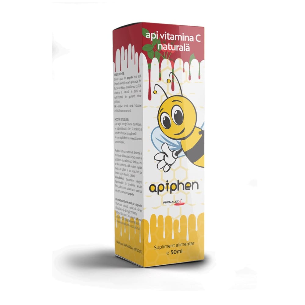 Apiphen api vitamina C naturala 50ml Phenalex - Phenalex -