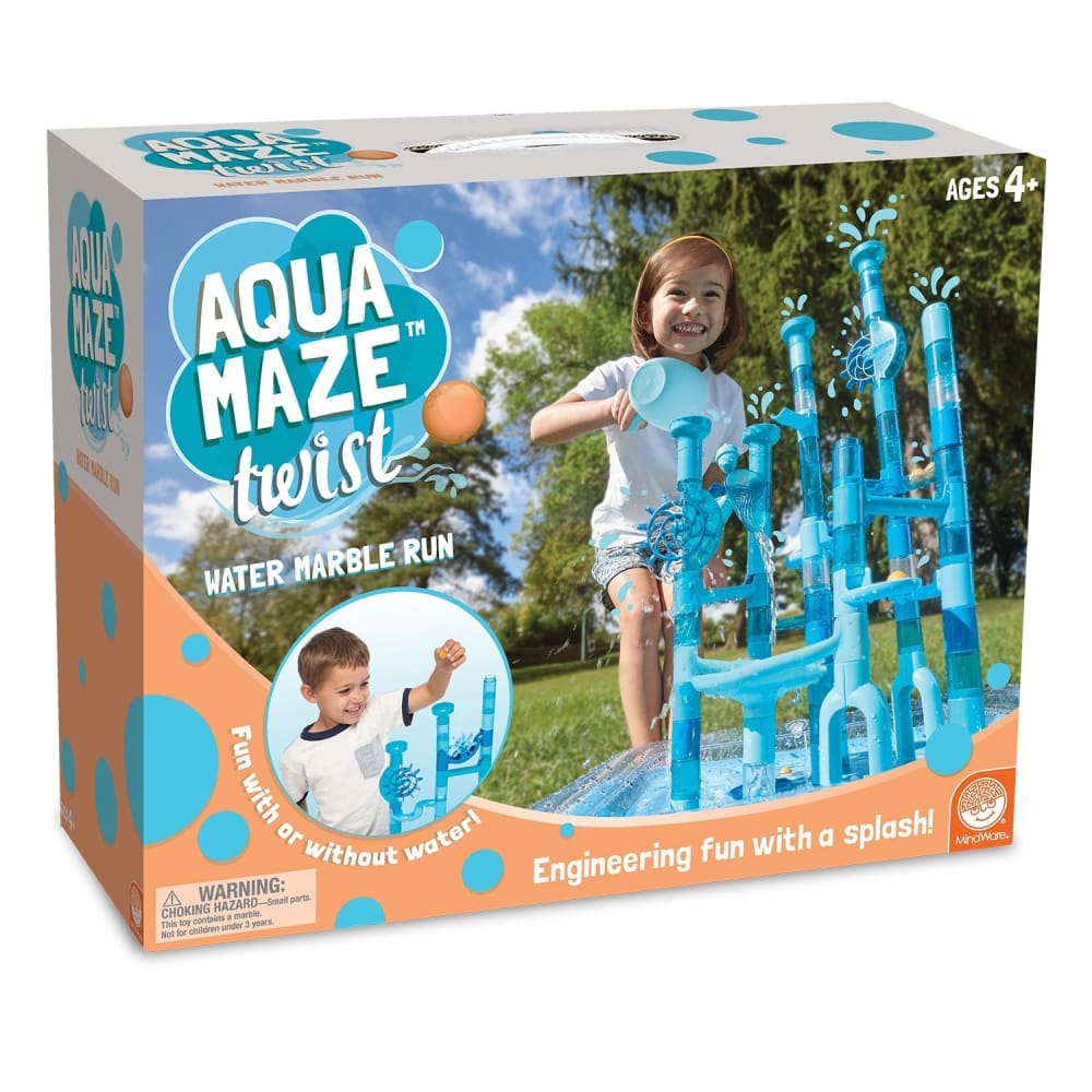 Aqua maze twist joc de constructie traseu cu bile si apa