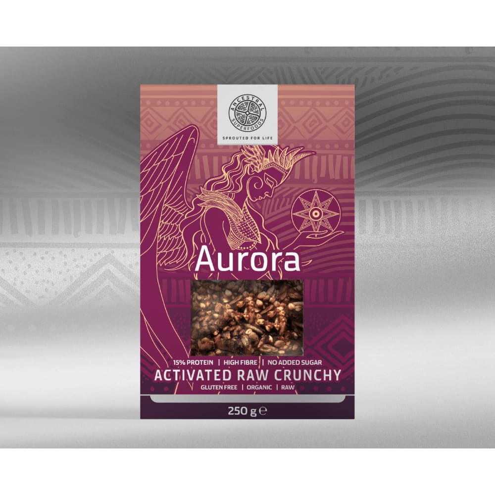 AURORA crunchy cu seminte activate raw bio 250g - Ancestral