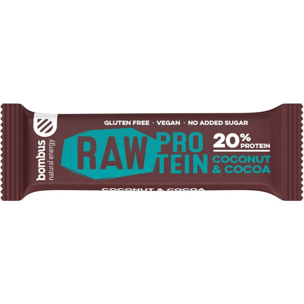 BATON PROTEIC CU NUCA DE COCOS SI CACAO 20% PROTEINE 50G