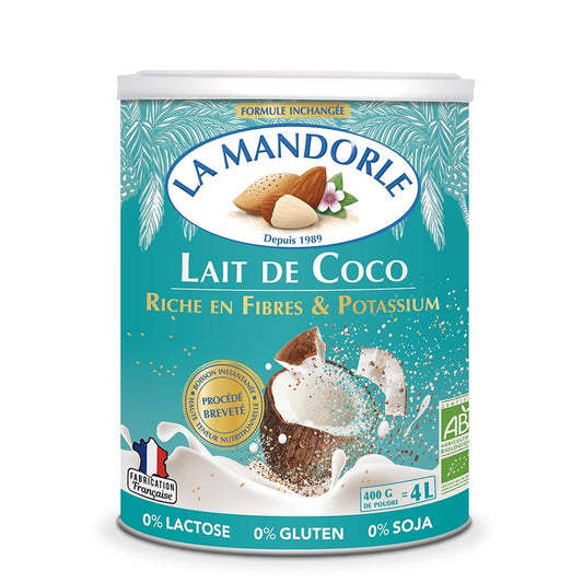 Bautura instant de cocos - 400g - La Mandorle - Lapte