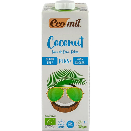 bautura vegetala bio de cocos natur cu calciu 1L Ecomil -