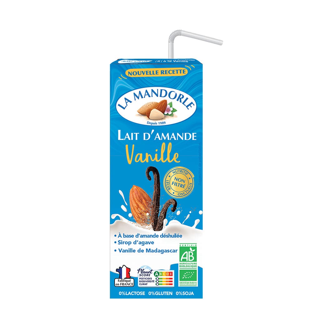 Bautura vegetala de migdale cu vanilie 200ml - La Mandorle -