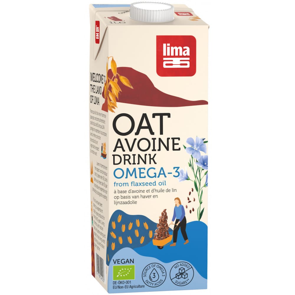 Bautura vegetala de ovaz cu Omega 3 bio 1L Lima - Lima