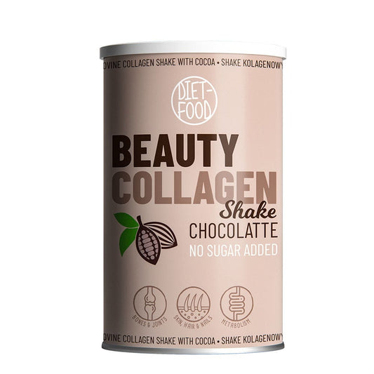 Beauty Colagen Shake cu ciocolata 300g - Diet-Food