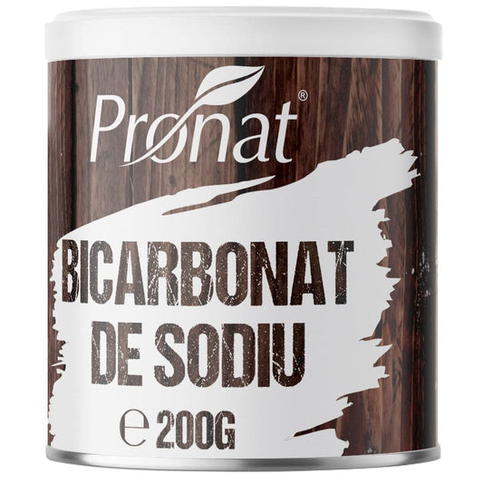 Bicarbonat de sodiu 200g - Pronat Can Pack - Adaosuri