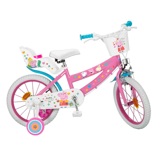 Bicicleta tematica Peppa Pig 16 - Toimsa - Jucarii +4 Ani