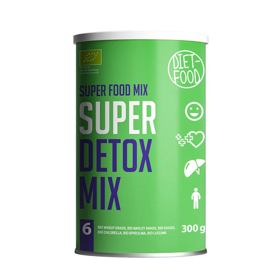 Bio Super Detox Mix pulbere bio 300g - Diet-Food -