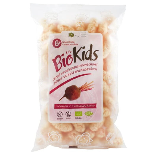 BioKids Pufuleti BIO cu sfecla rosie 55 g - Bonitas BioKids