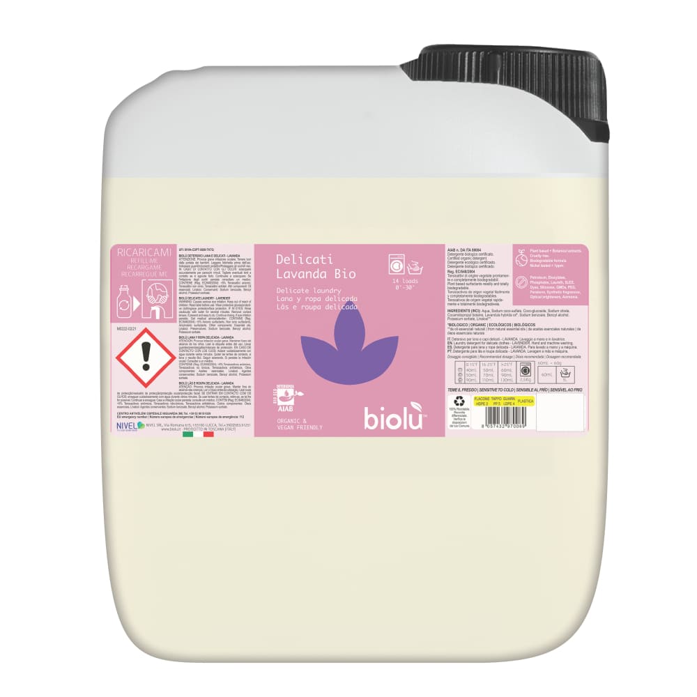 Biolu detergent ecologic pentru rufe delicate 5L - Biolu -