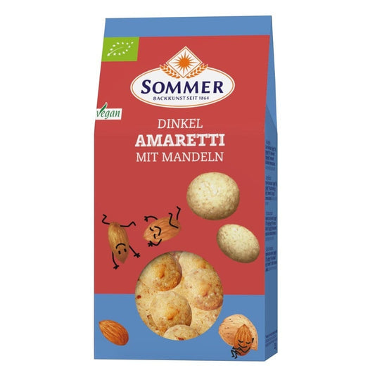 Biscuiti Amaretti din faina de spelta 125g - Sommer-Co -