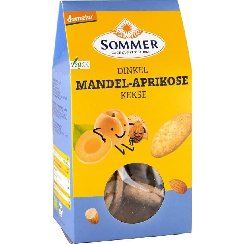 BISCUITI BIO CU MIGDALE SI CAISE 150G SOMMER - Sommer