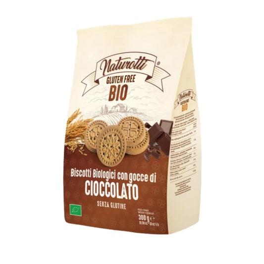 Biscuiti cu ciocolata eco fara gluten 300g Naturotti -