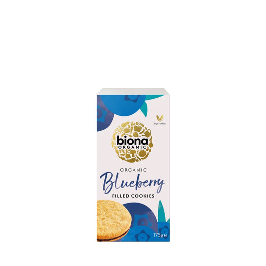 Biscuiti cu umplutura de afine bio 175g Biona - Biona