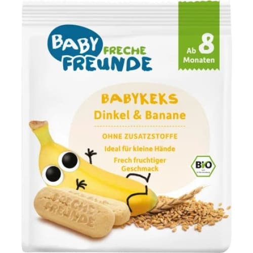 Biscuiti din spelta cu banane eco 100g Erdbar - Erdbar -