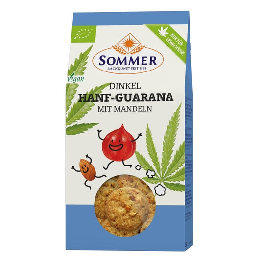 Biscuiti din spelta cu canepa guarana si migdale 150g -