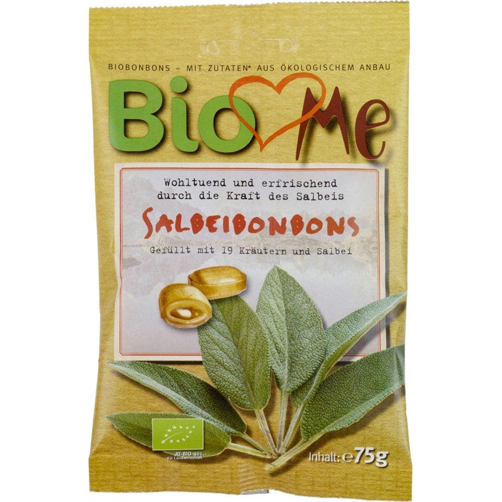 Bomboane cu salvie bio 75g - BIO Loves Me - Bomboane si