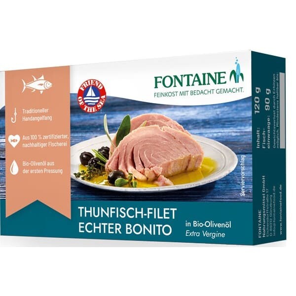 BONITO FILE DE TON IN ULEI DE MASLINE 120G FONTAINE