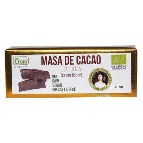Cacao liquor raw eco 250g OBIO - Obio - Cacao