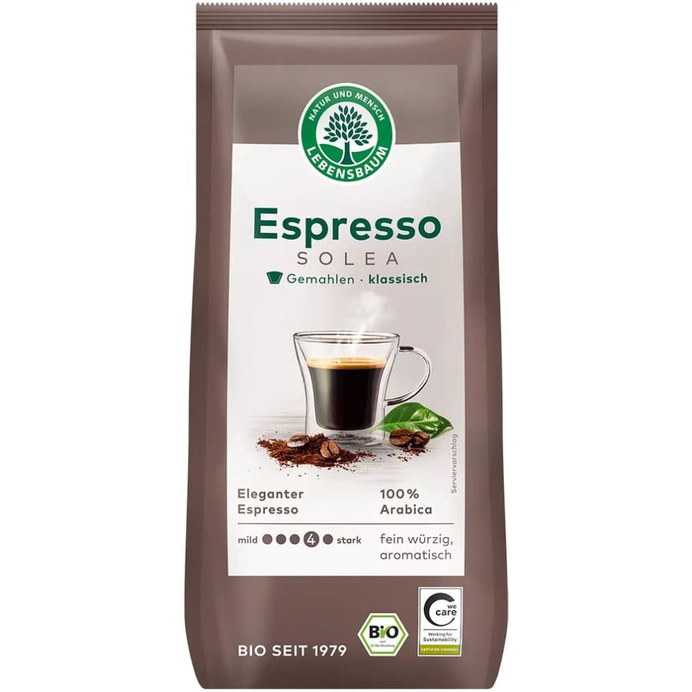 Cafea bio macinata Solea Expresso 100% Arabica 250 g