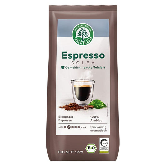 Cafea Solea Espresso macinata decofeinizata 250g -