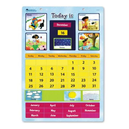 Calendar magnetic cu ghid de activitati - Learning Resources
