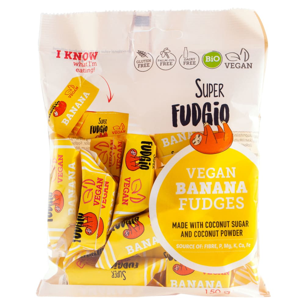 Caramele eco - aroma banane 150g Super Fudgio - Me Gusto -