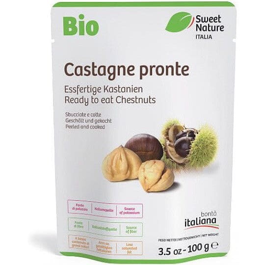 Castane BIO decojite si fierte gata de mancat 100 g Sweet