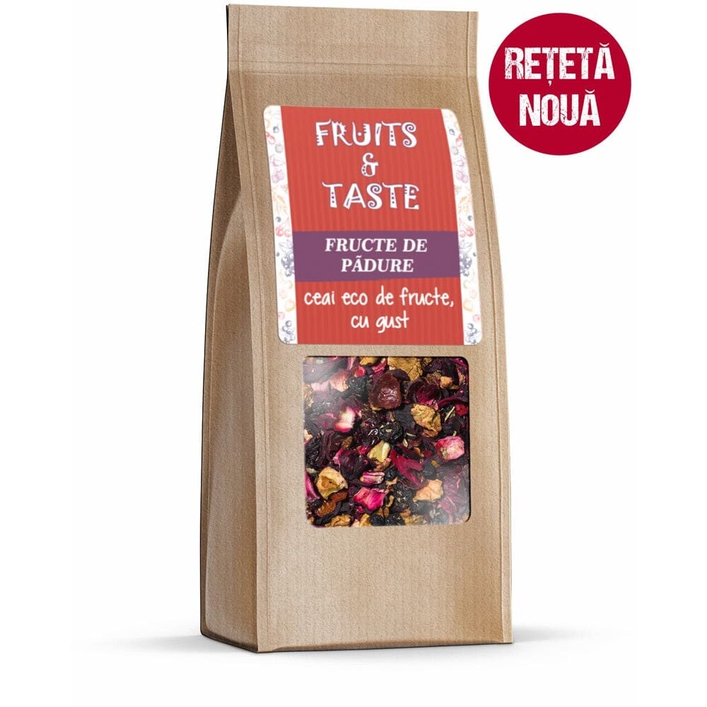 Ceai bio de fructe de padure 80g - Pronat - Ceaiuri