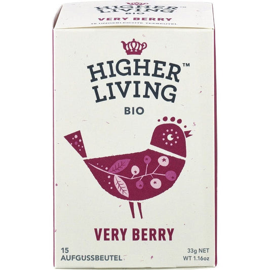 Ceai bio de fructe Very Berry 33g - Higher Living - Ceaiuri