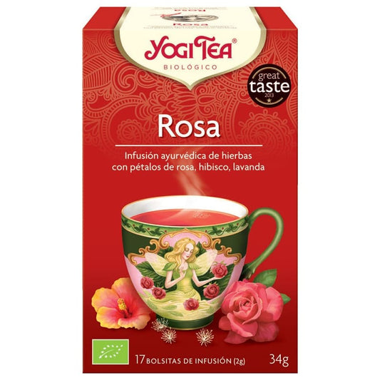 Ceai Bio de TRANDAFIRI 17 pliculete 34 g Yogi Tea - Yogi Tea