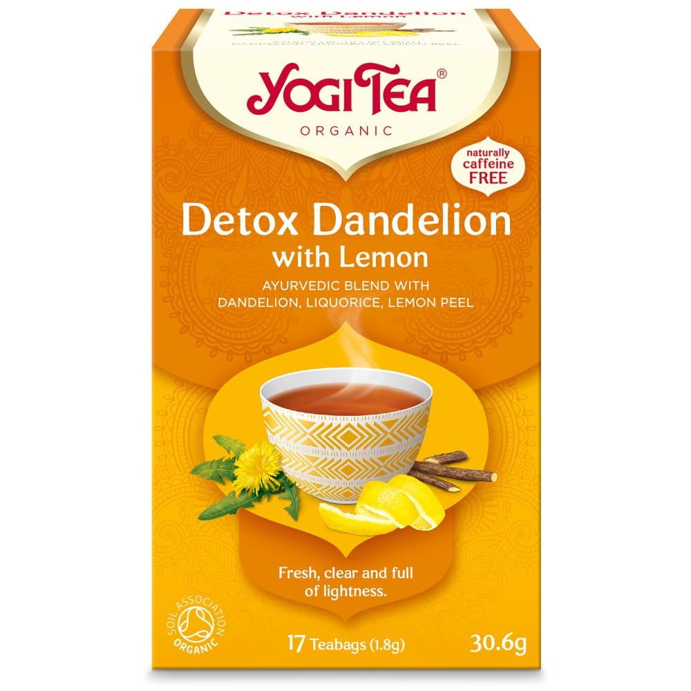 Ceai Bio Detox cu Lamaie 17 pliculete 30.6 g Yogi Tea - Yogi