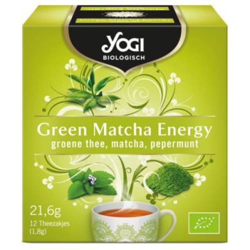 Ceai BIO Green Matcha Energy 21,6g Yogi Tea - Yogi Tea -