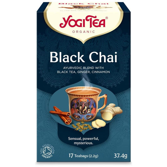 CEAI BIO NEGRU 17 PLICULETE X 2,2G (37,4G) YOGI TEA - Yogi