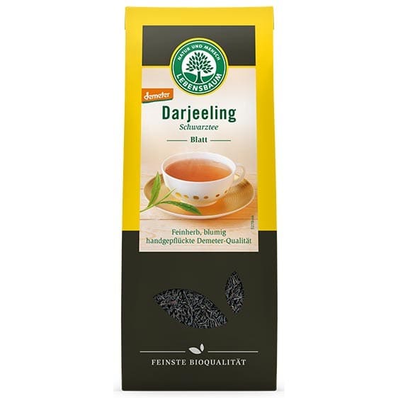 Ceai bio negru Darjeeling 100 g LEBENSBAUM - Lebensbaum -