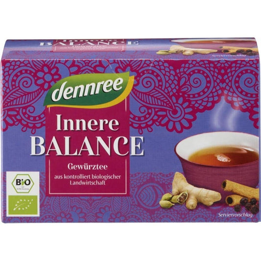 Ceai bio pentru echilibru interior 40g - Dennree - Ceaiuri