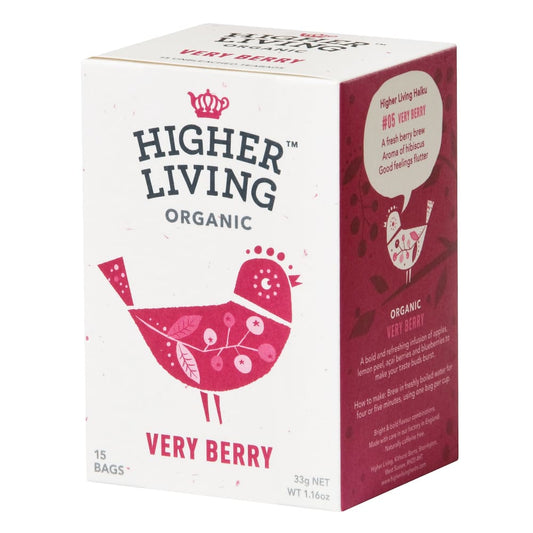 Ceai de fructe VERY BERRY eco 15 plicuri Higher Living -