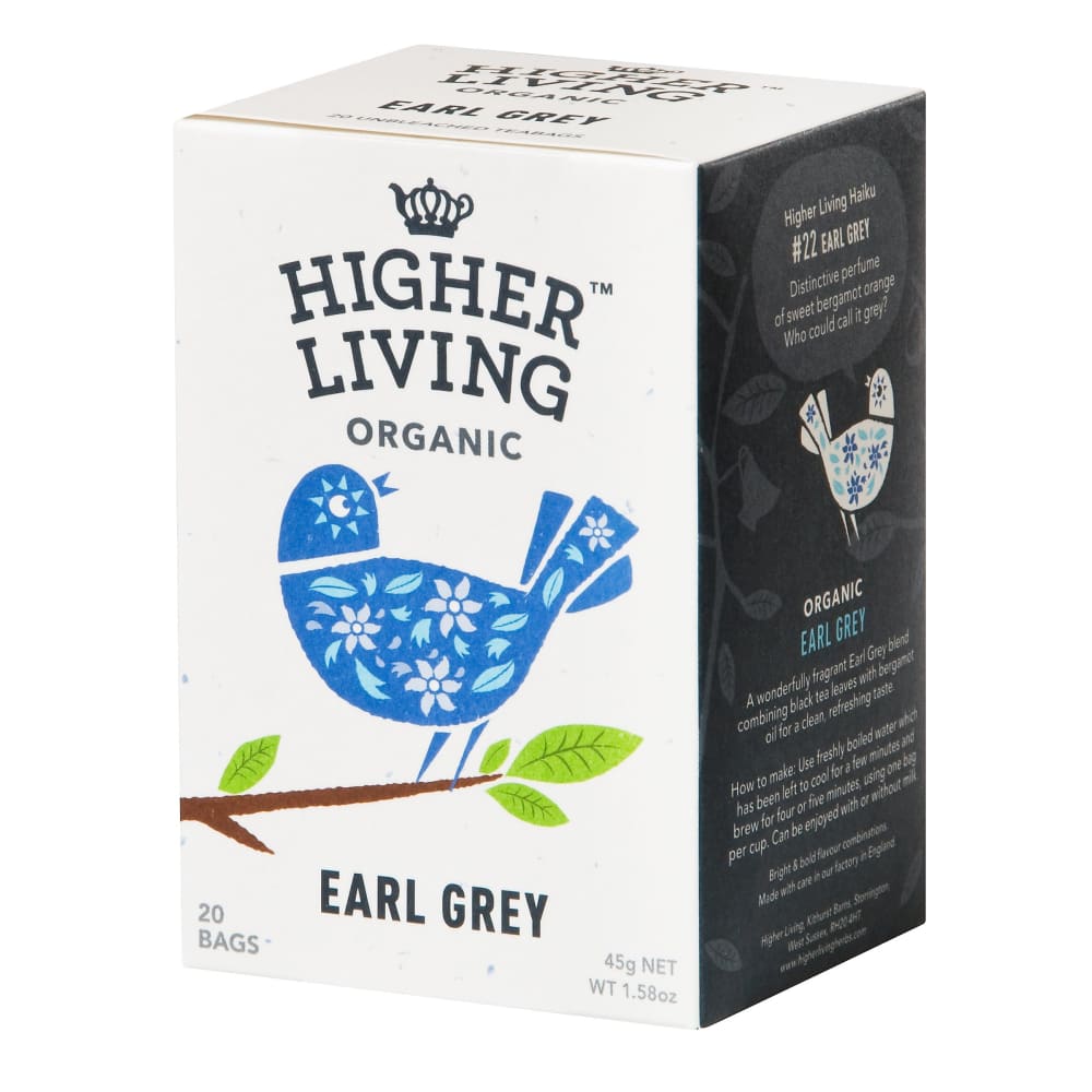 Ceai EARL GREY eco 20 plicuri Higher Living - Higher Living