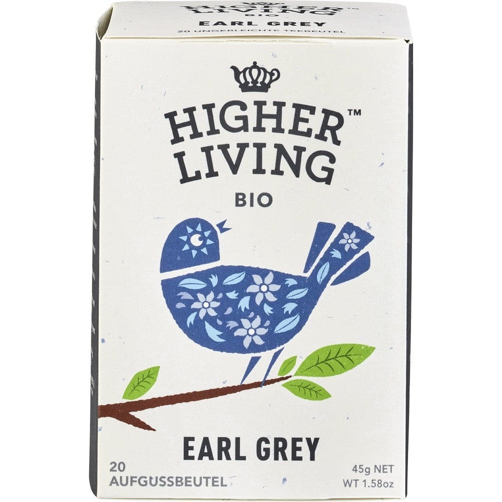 Ceai negru bio Earl Grey 45g - Higher Living - Ceaiuri