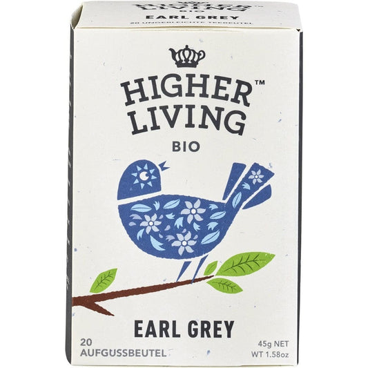 Ceai negru bio Earl Grey 45g - Higher Living - Ceaiuri